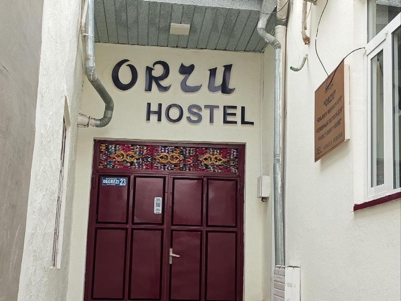 Orzu Guest House Buchara Exterior foto
